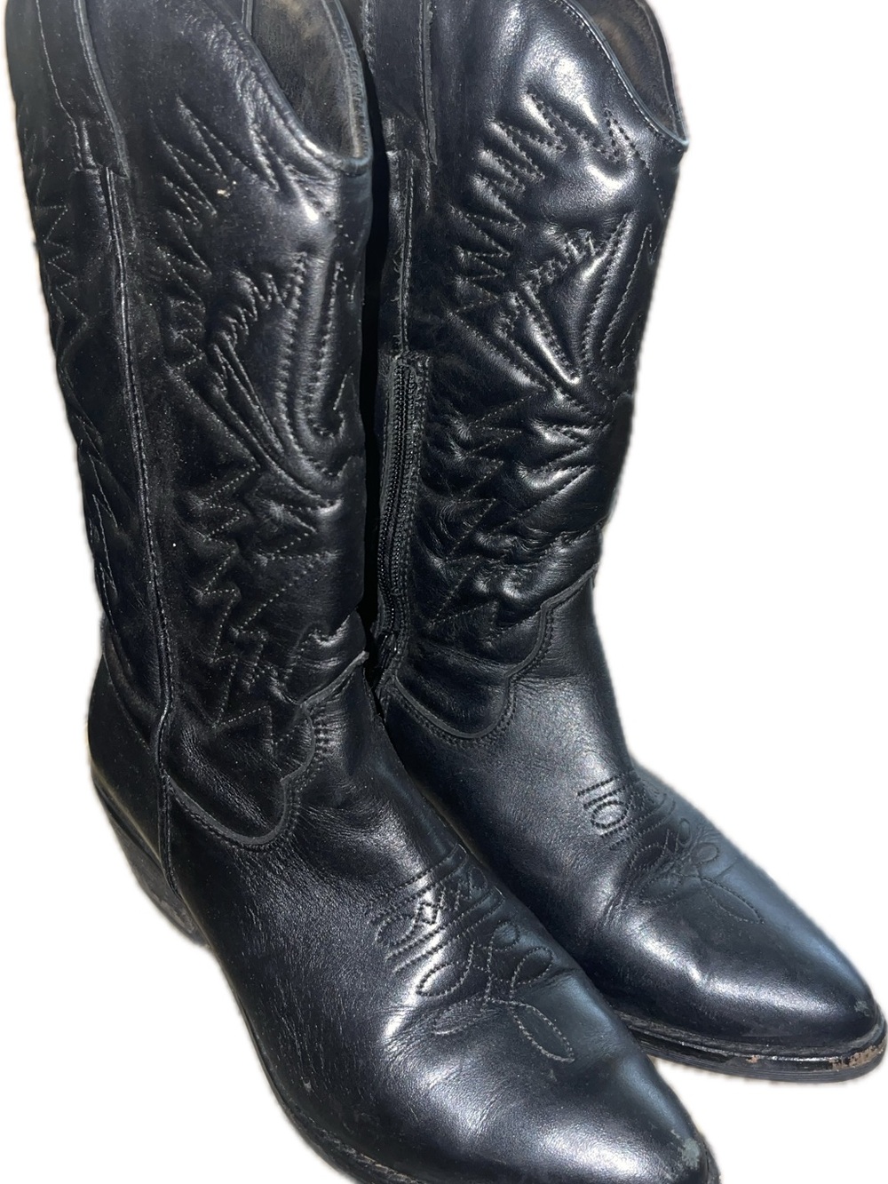 Steve Madden Black Western Cowboy Boots